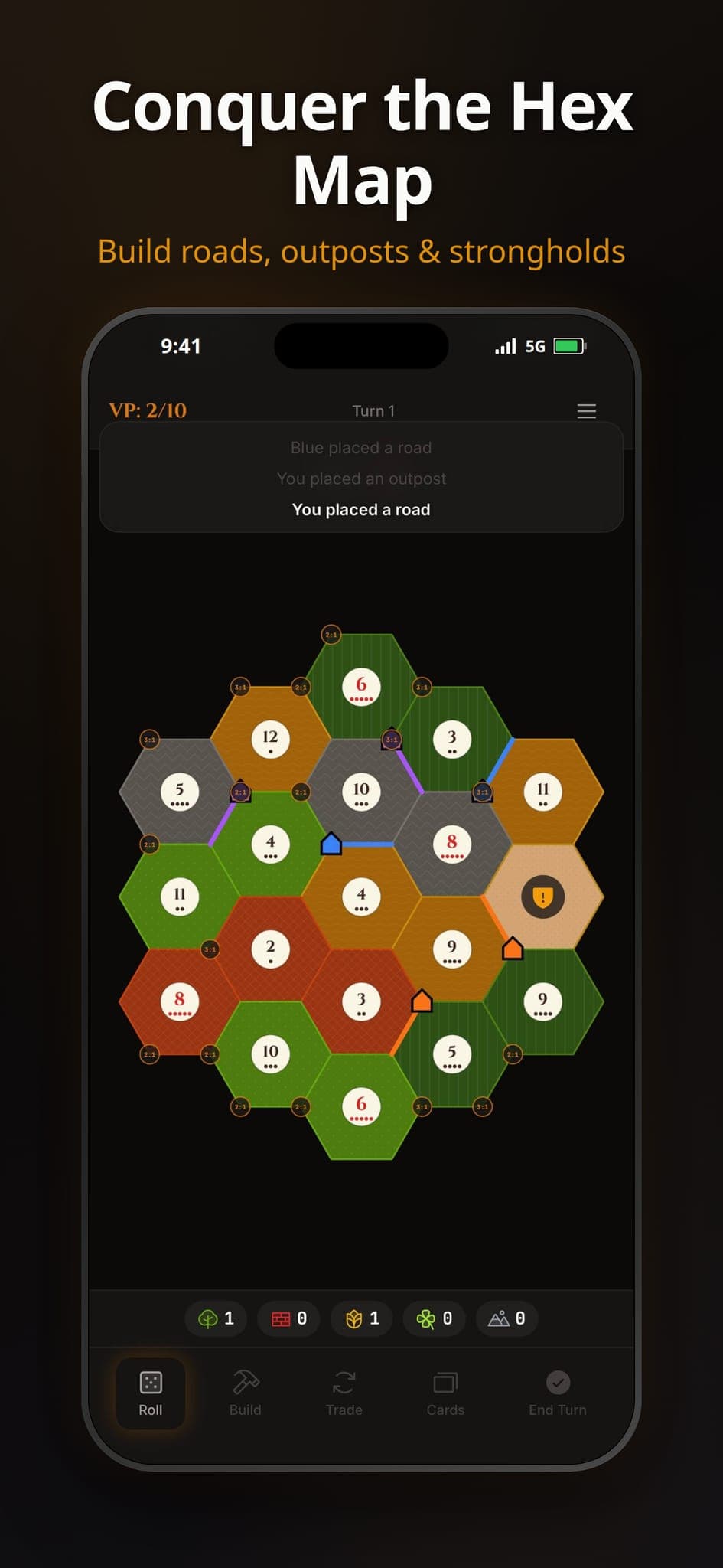 Hexland – Solo Hex Strategy screenshot 3