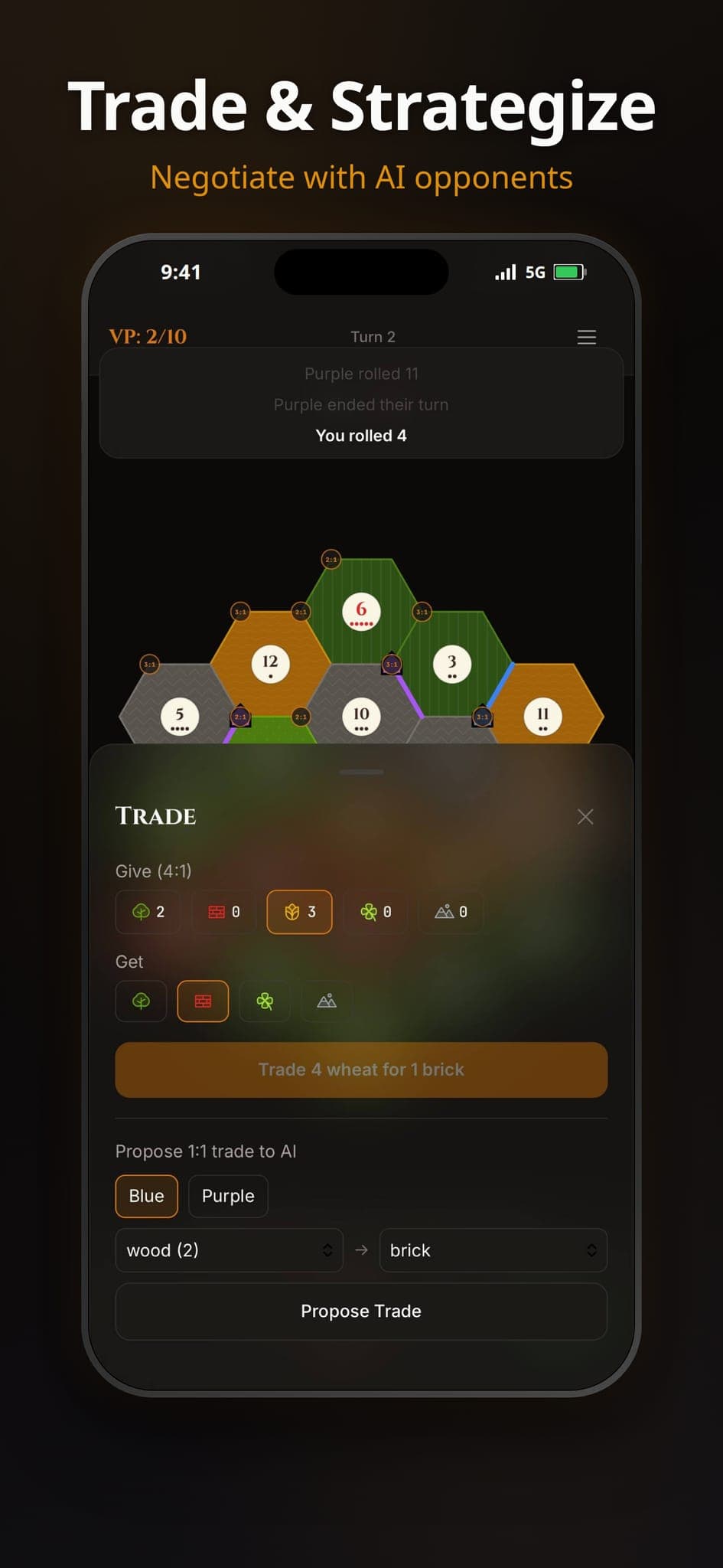 Hexland – Solo Hex Strategy screenshot 5